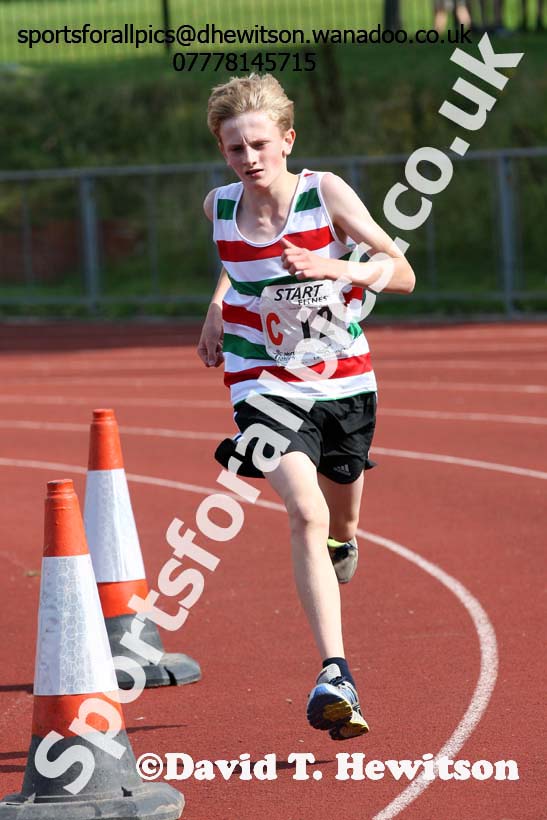 Boys under-15s, Northern Road Relays, Blackpool. Photo: David T. Hewitson/Sports for All Pics